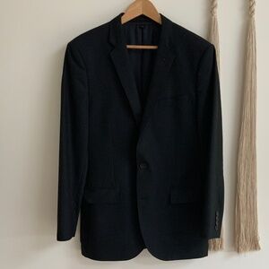 J.Crew Navy Blazer - Super 120's Loro Piana Wool (Size 42R) 🇮🇹
